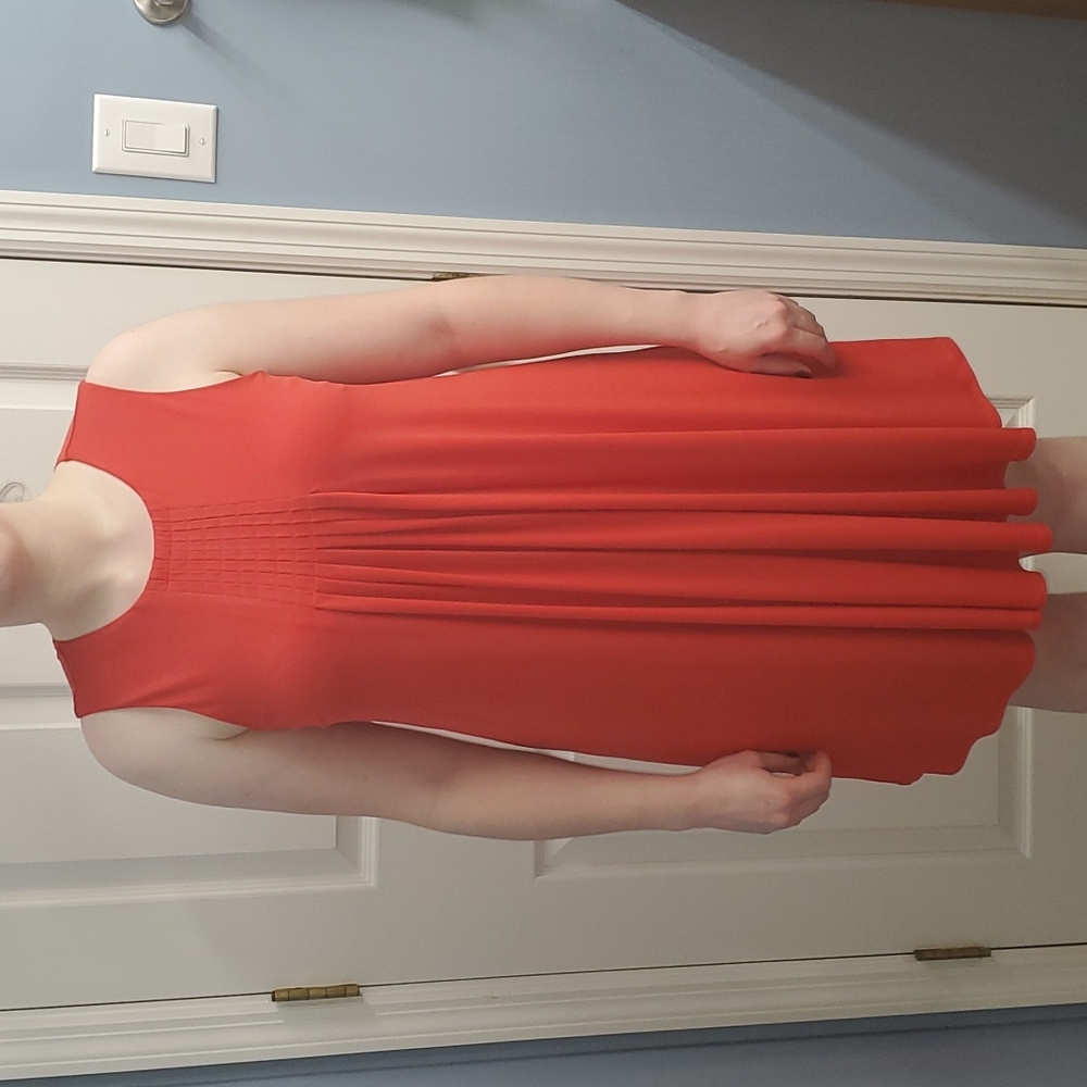Calvin Klein Red Sleeveless Tent Dress size 8